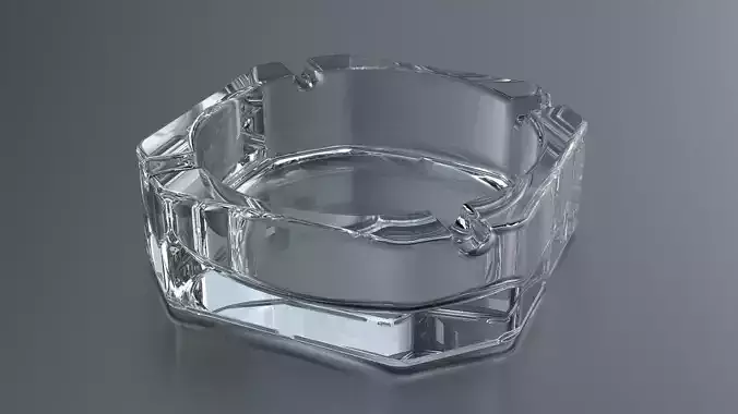 Polygonal Ashtray - 3 3D model