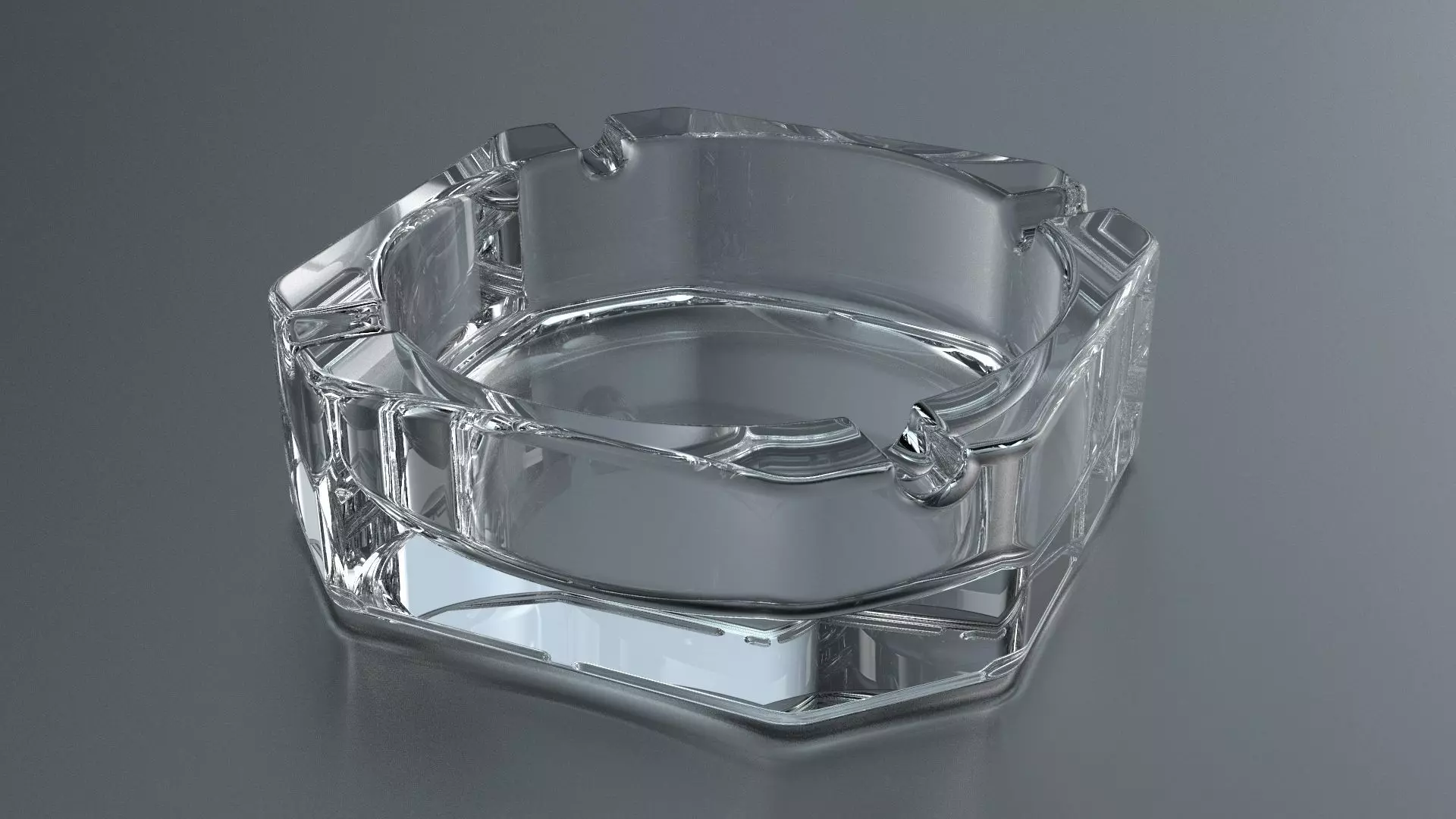 Polygonal Ashtray - 3 3D model