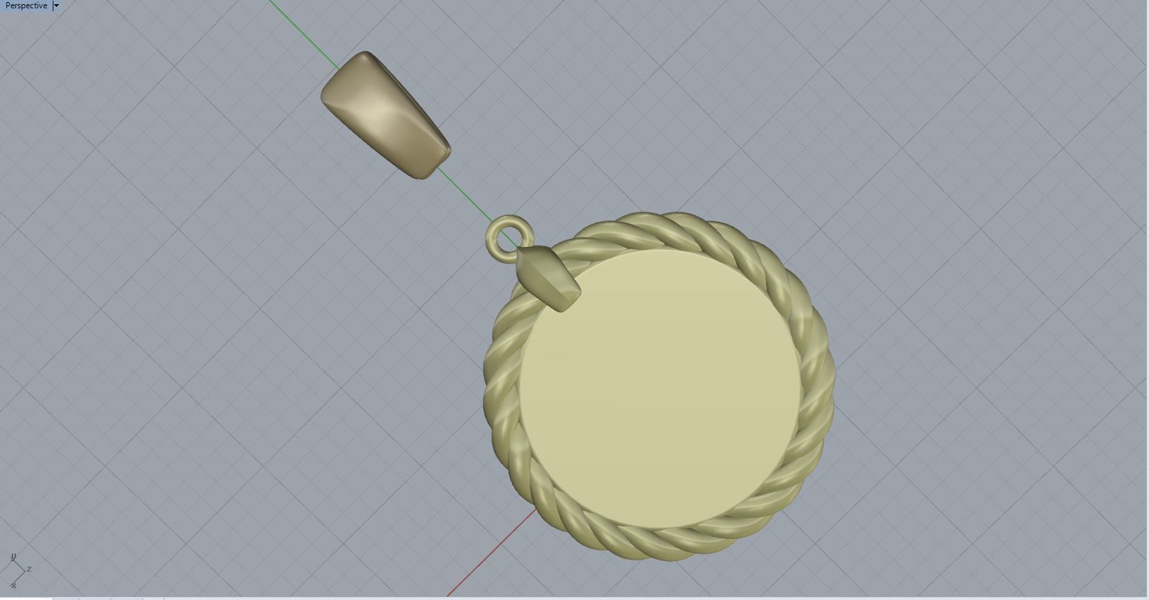 Sagittarius horoscope pendant  3D print model_4