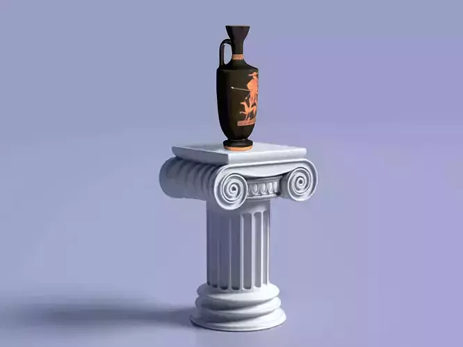Greek lekythos replica