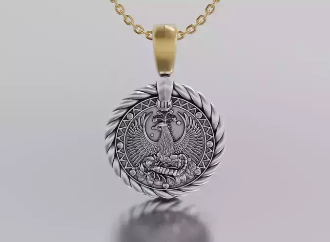 Scorpion horoscope pendant 3D print model Scorpion horoscope pendant 3D print model