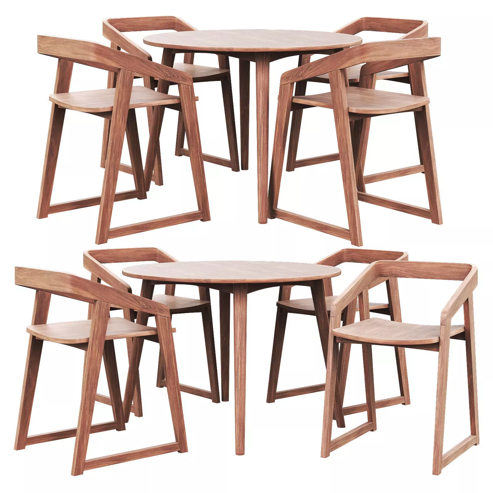 Experience ARM CHAIR 3d model Low-poly 3D model_0