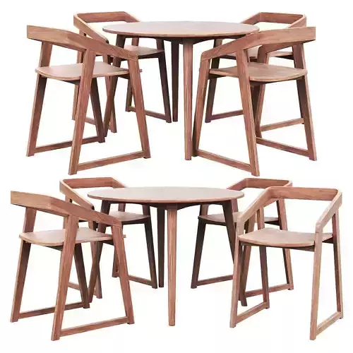 Experience ARM CHAIR 3d model Low-poly 3D model