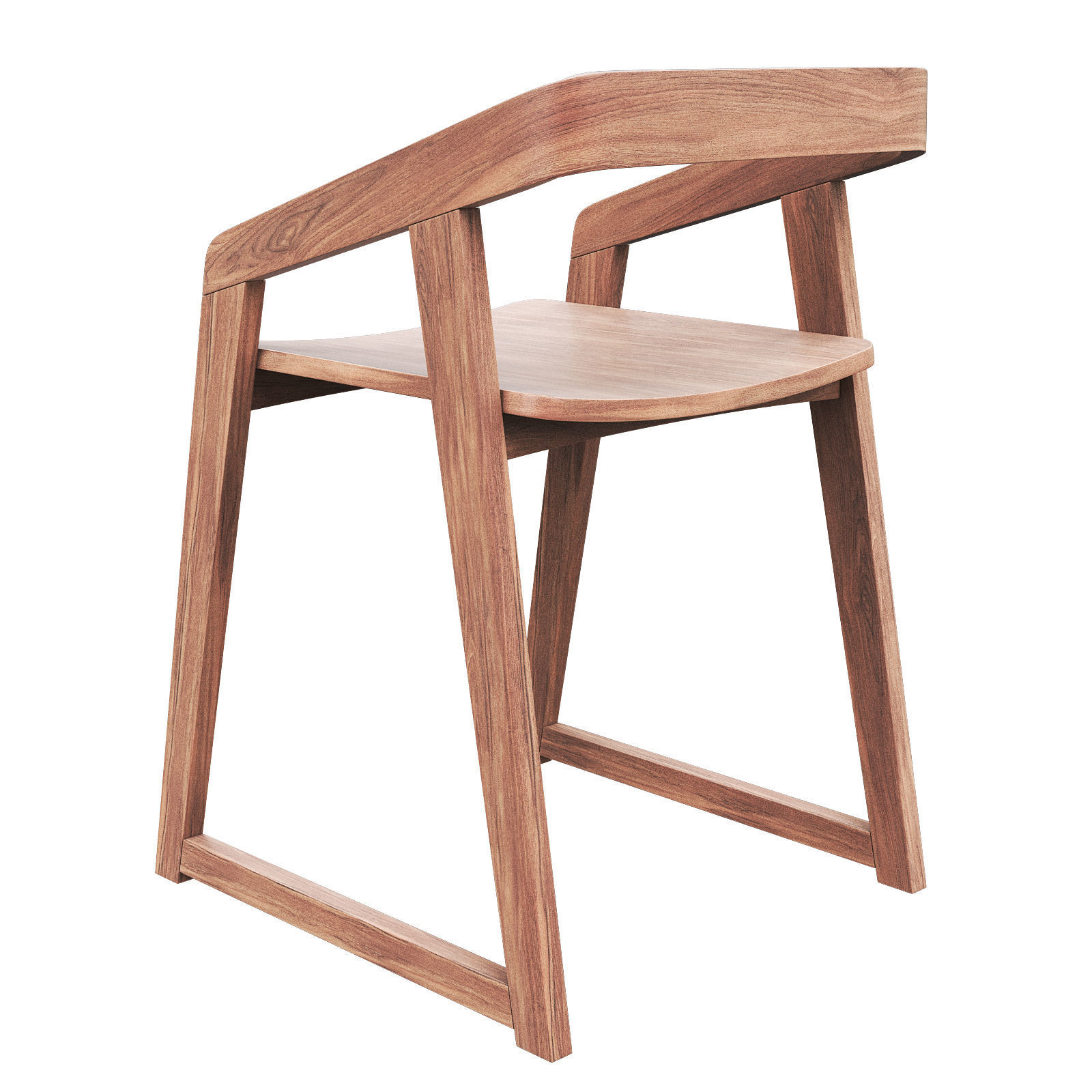 Experience ARM CHAIR 3d model Low-poly 3D model_2