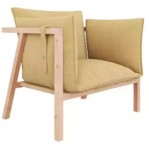 Fotel Umomoku 3d model