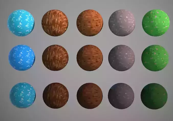 15 textures pack - nature pixels