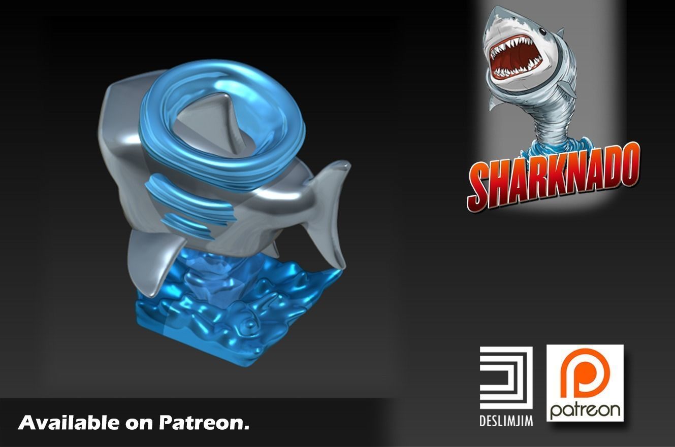Sharknado Funko Pop 3D print model_1