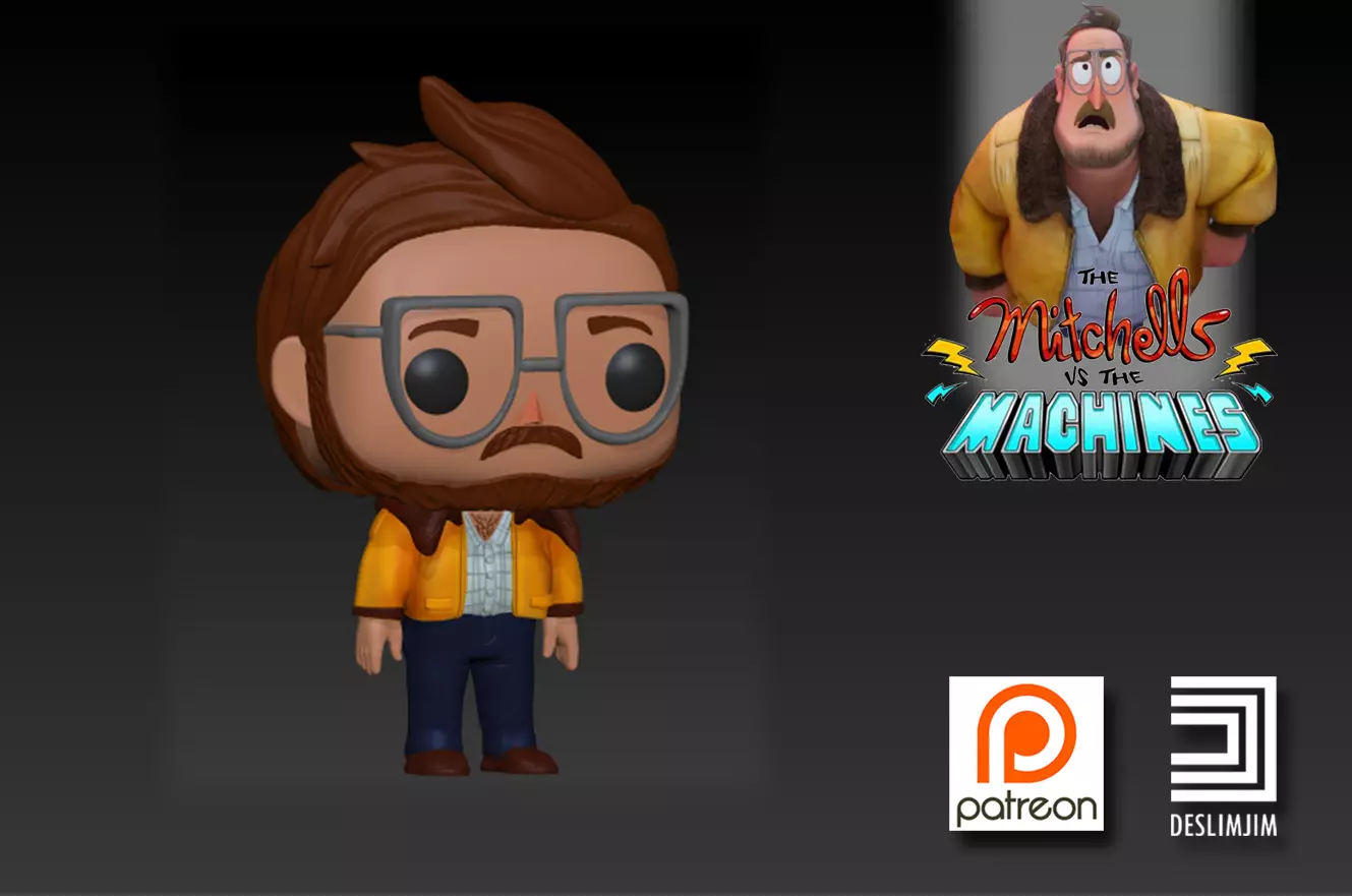 The mitchells father - Funko Pop 3D print model_0