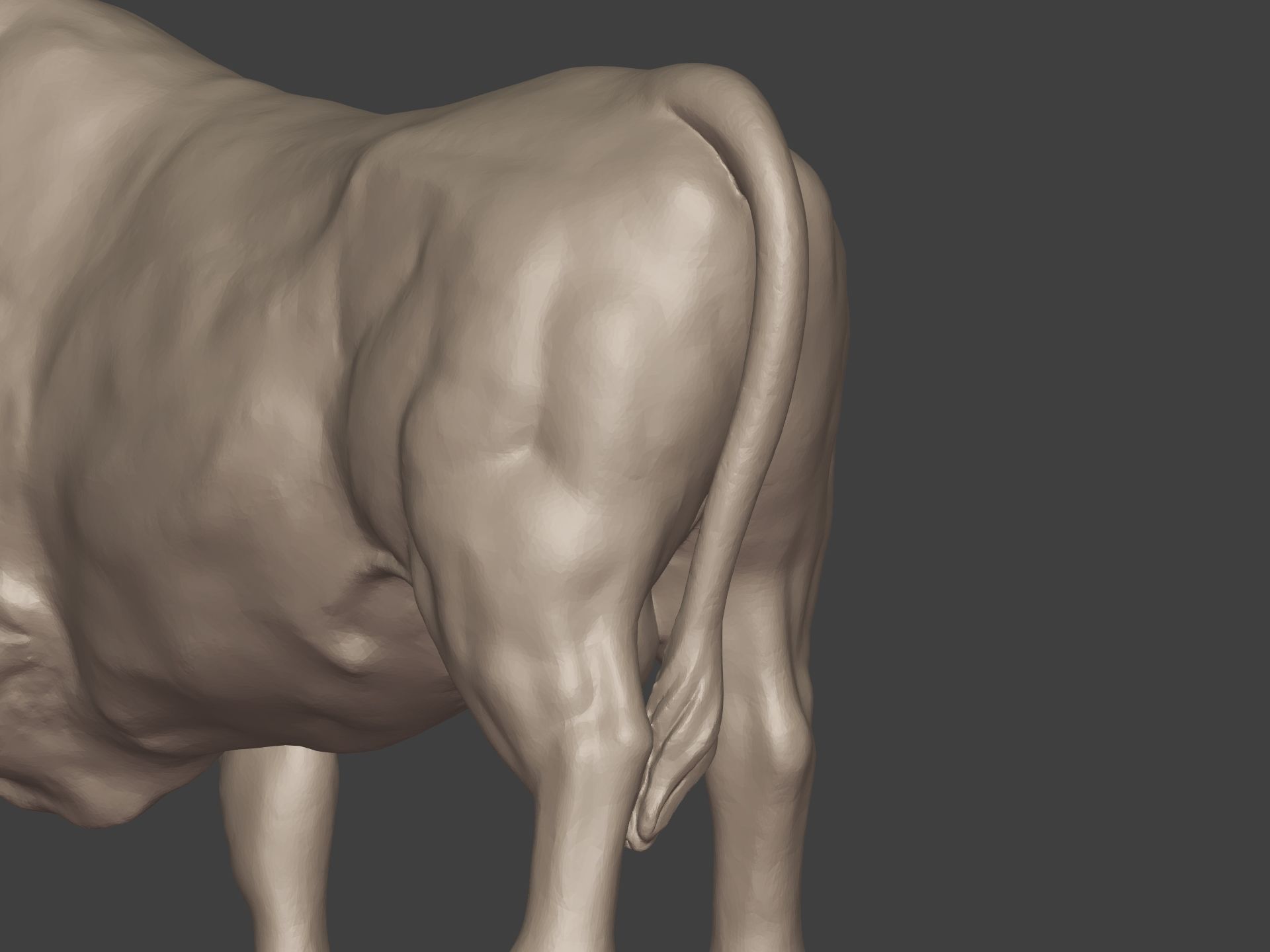  Bull Statue Ready for 3D Printing 3D print model_17