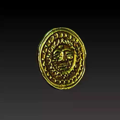 Moeda Coin American Gods 3D print model