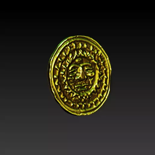 Moeda Coin American Gods 3D print model_0