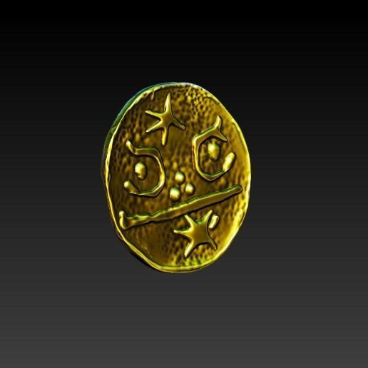 Moeda Coin American Gods 3D print model_1
