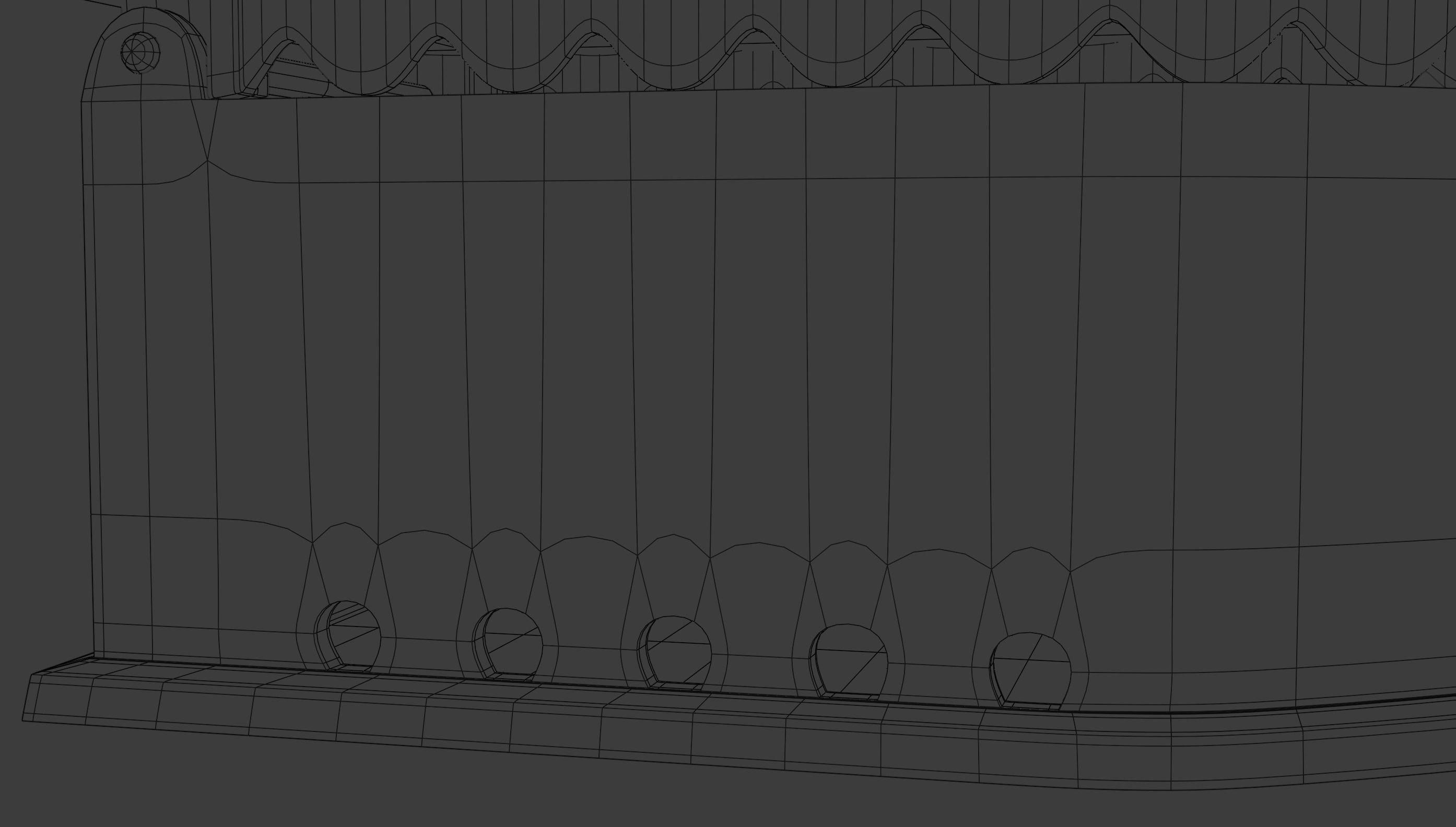 Antique iron 3D model_14