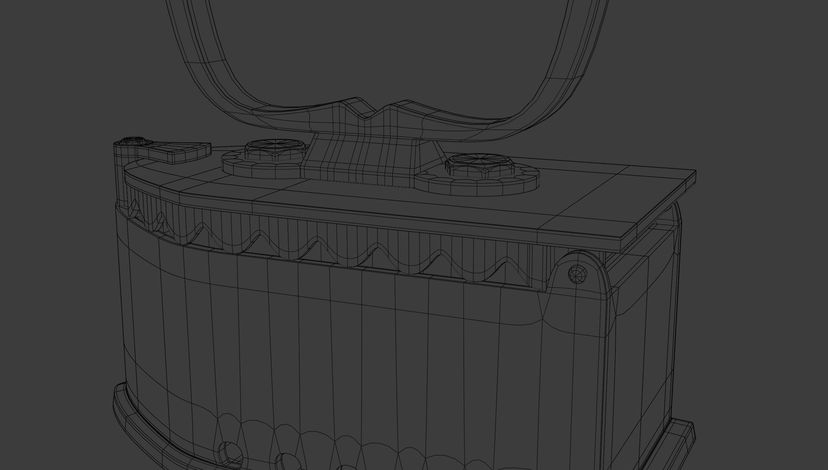 Antique iron 3D model_12