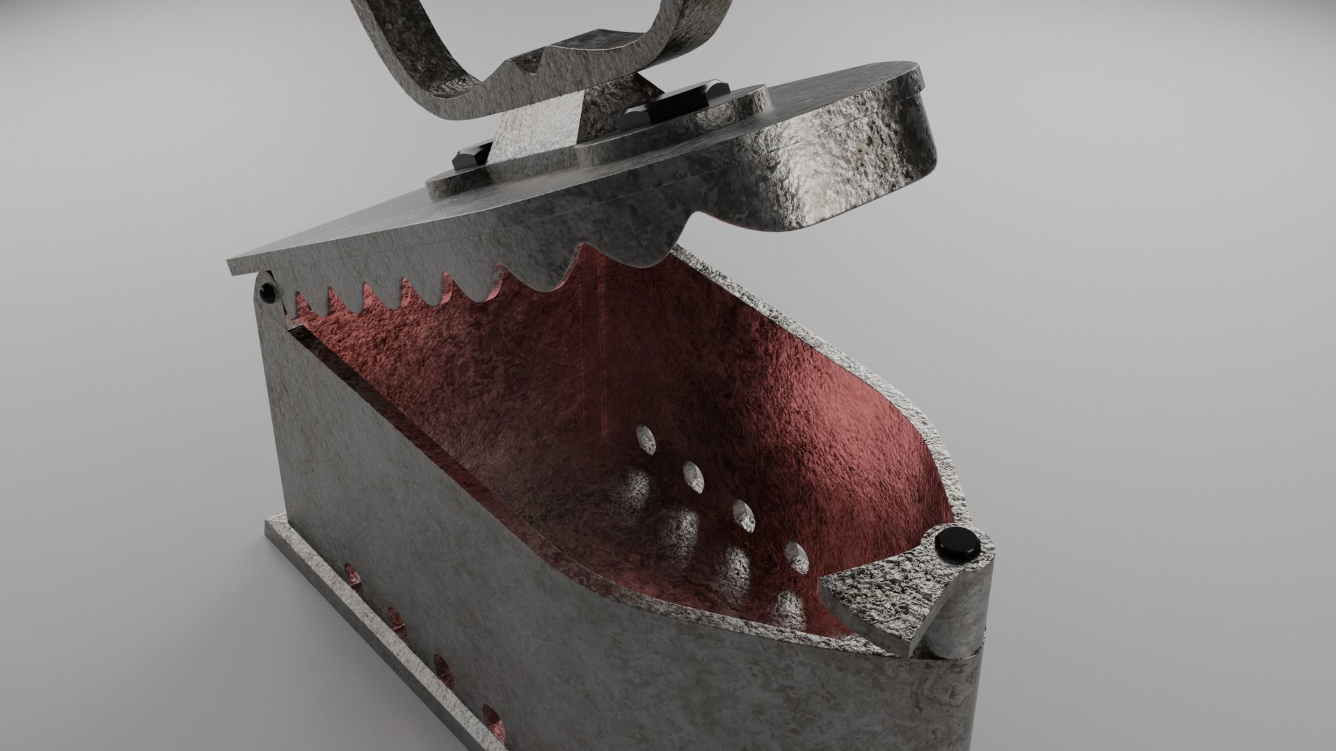 Antique iron 3D model_6