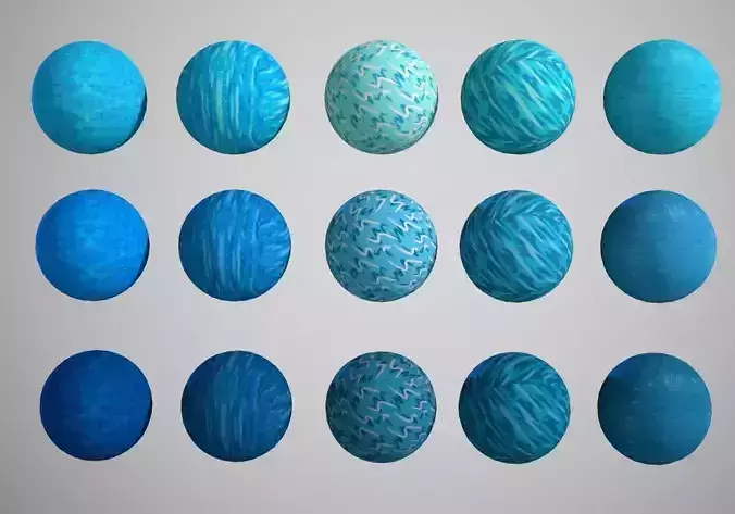 15 textures pack - water low resolution nature pack