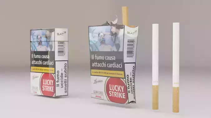 Lucky Strike Cigarette Pack