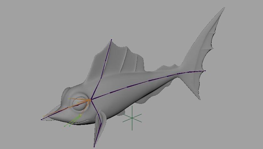 Cartoon Fish 10 Low-poly 3D model_6