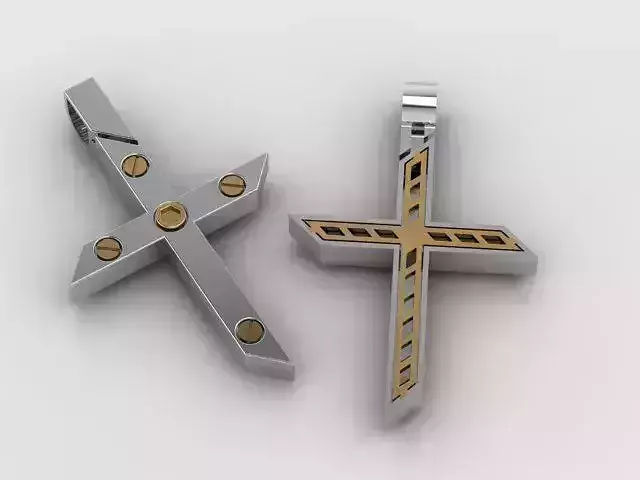 gold cross