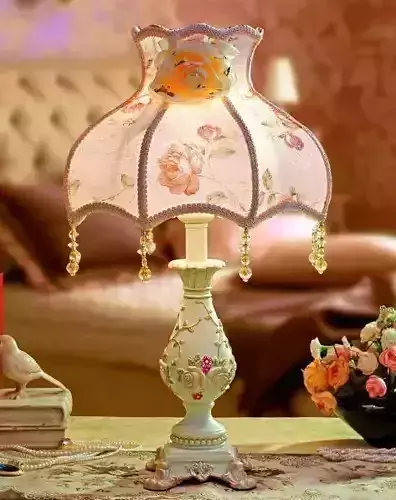  European style table lamp 3D print model