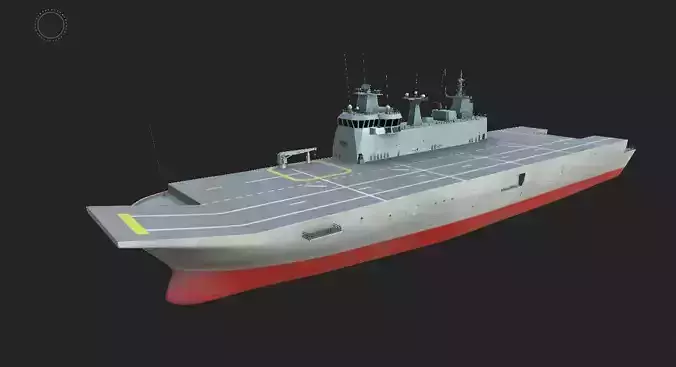 TCG ANADOLU TURKISH LANDING HELICOPTER DOCK NAVY FLAGSHIP 