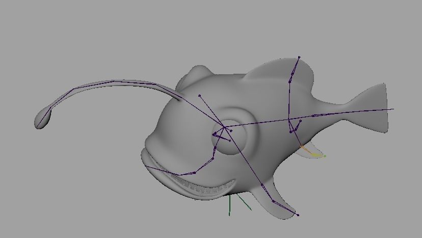 Cartoon Fish 12 Low-poly 3D model_6