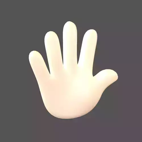 Hand With Fingers Splayed v2 01