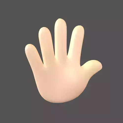 Hand With Fingers Splayed v2 02