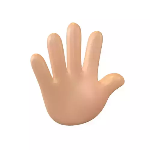 Hand With Fingers Splayed v2 03