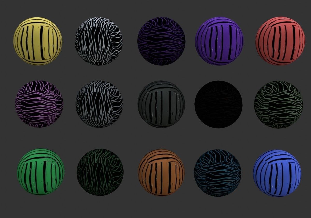 15 textures pack lines curves Texture_7