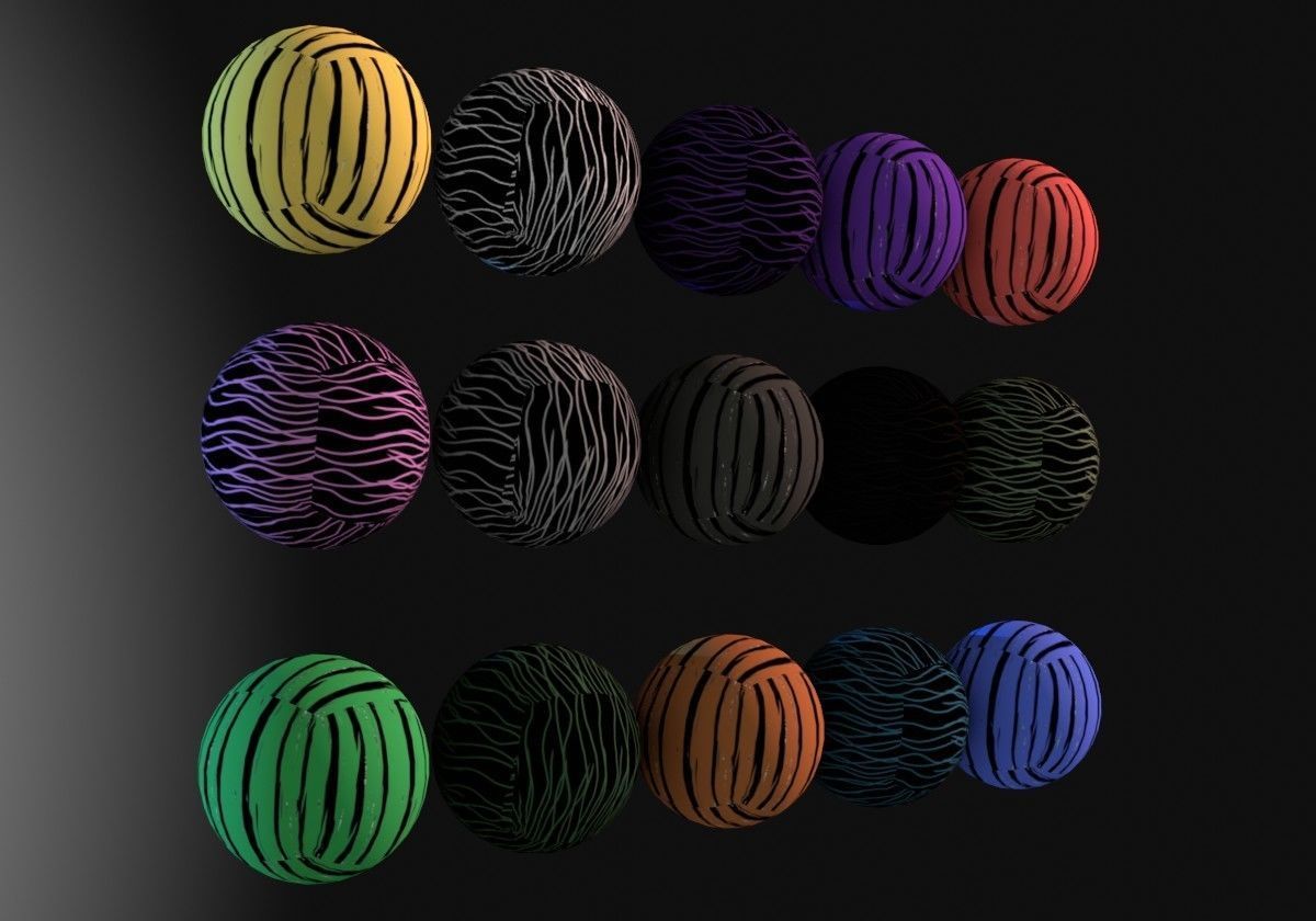 15 textures pack lines curves Texture_6