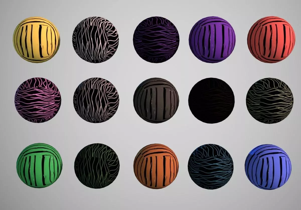 15 textures pack lines curves Texture_0