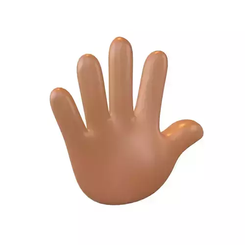 Hand With Fingers Splayed v2 04