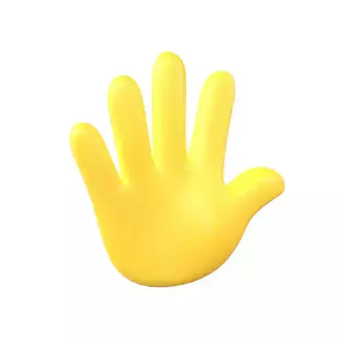 Hand With Fingers Splayed v2 06