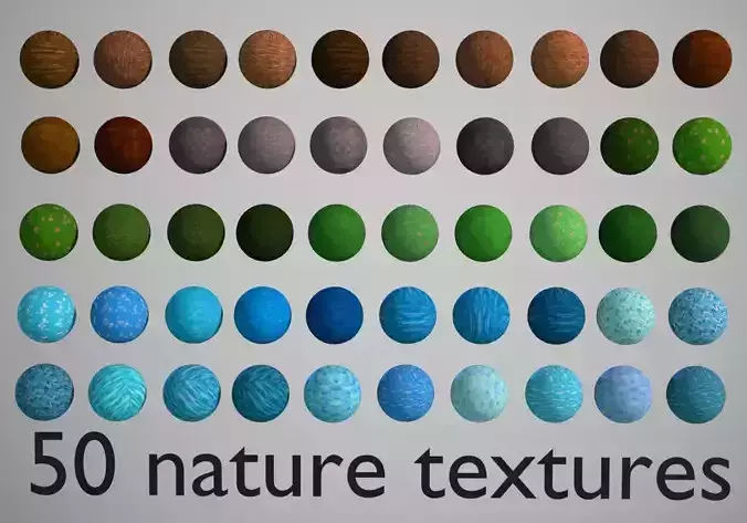 50 textures pack - nature basic package