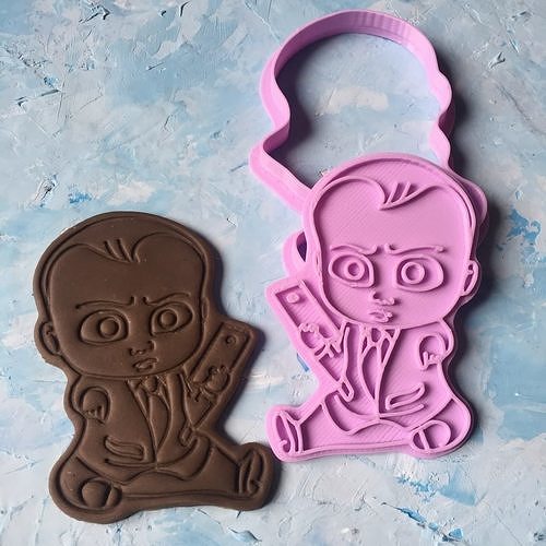 The Boss Baby Cookie Cutter  3D print model