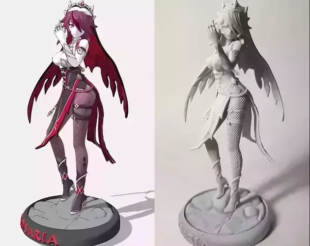  Genshin Impact - Rosaria 3D print model