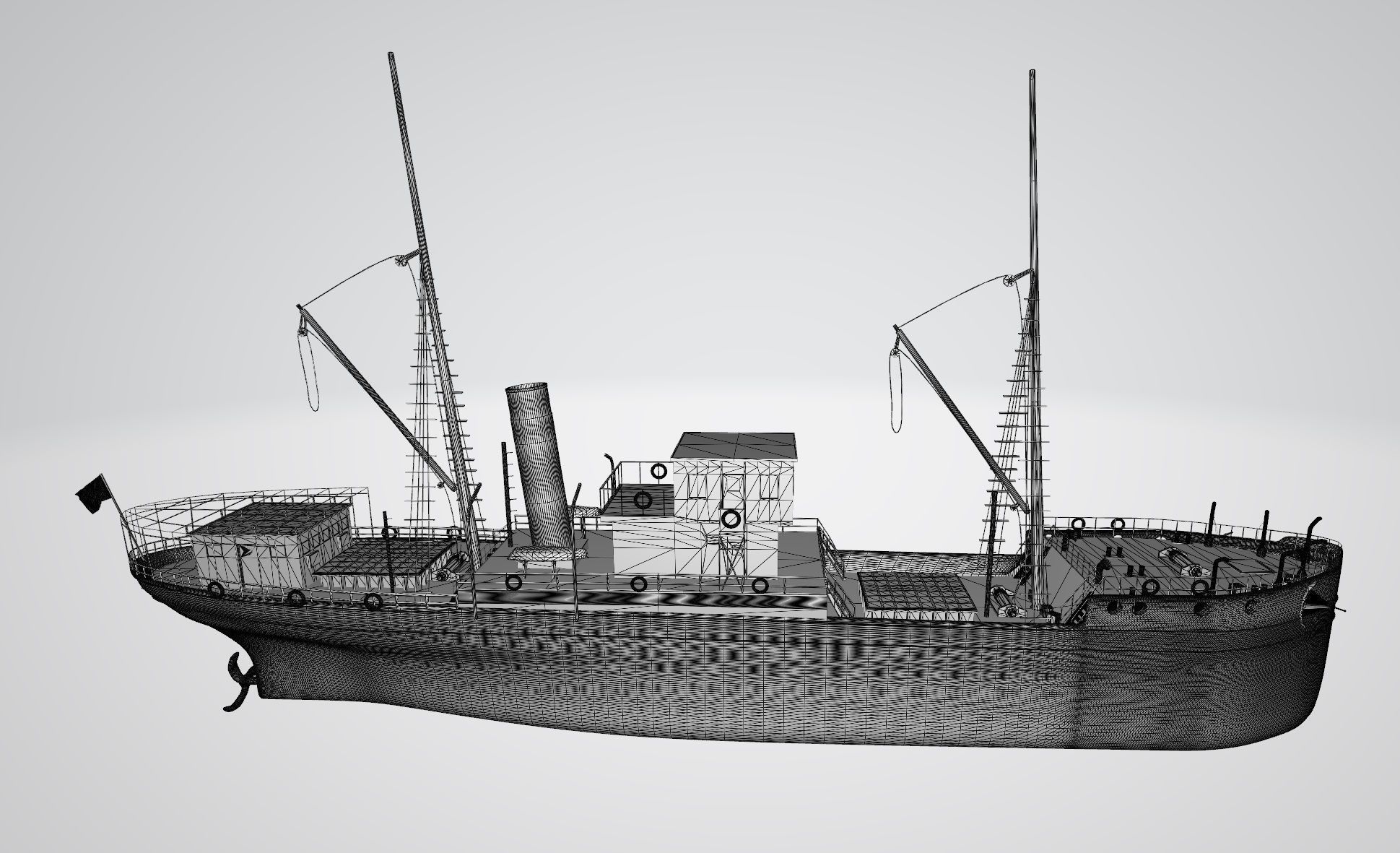 Bandirma Ferry Bandirma Vapuru 3D model_2