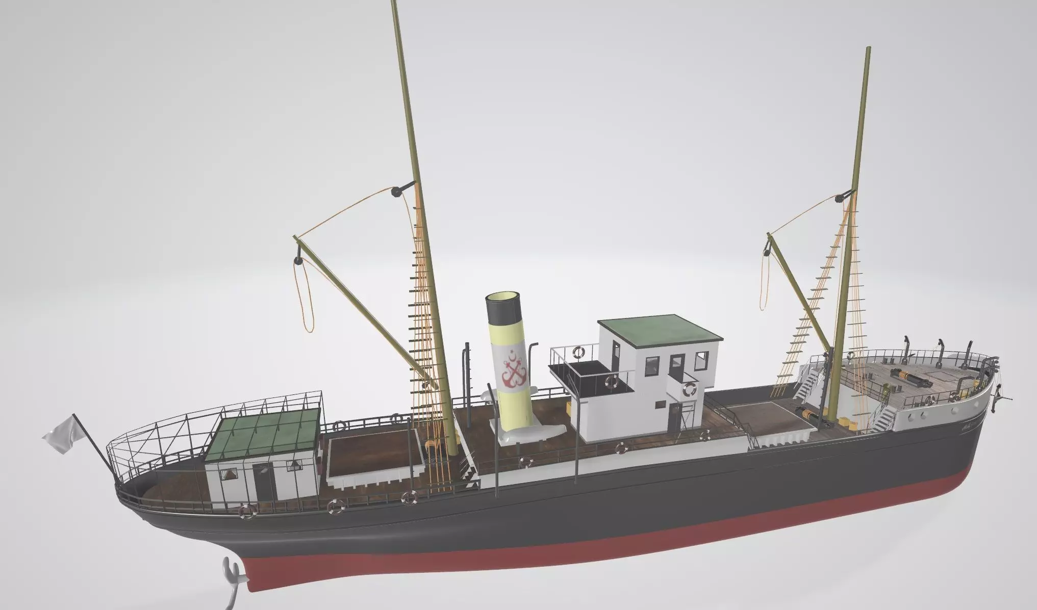 Bandirma Ferry Bandirma Vapuru 3D model_0