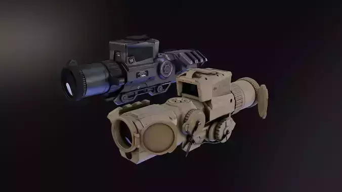 Vortex XM157 NGSW FC Optic Low-poly 3D model