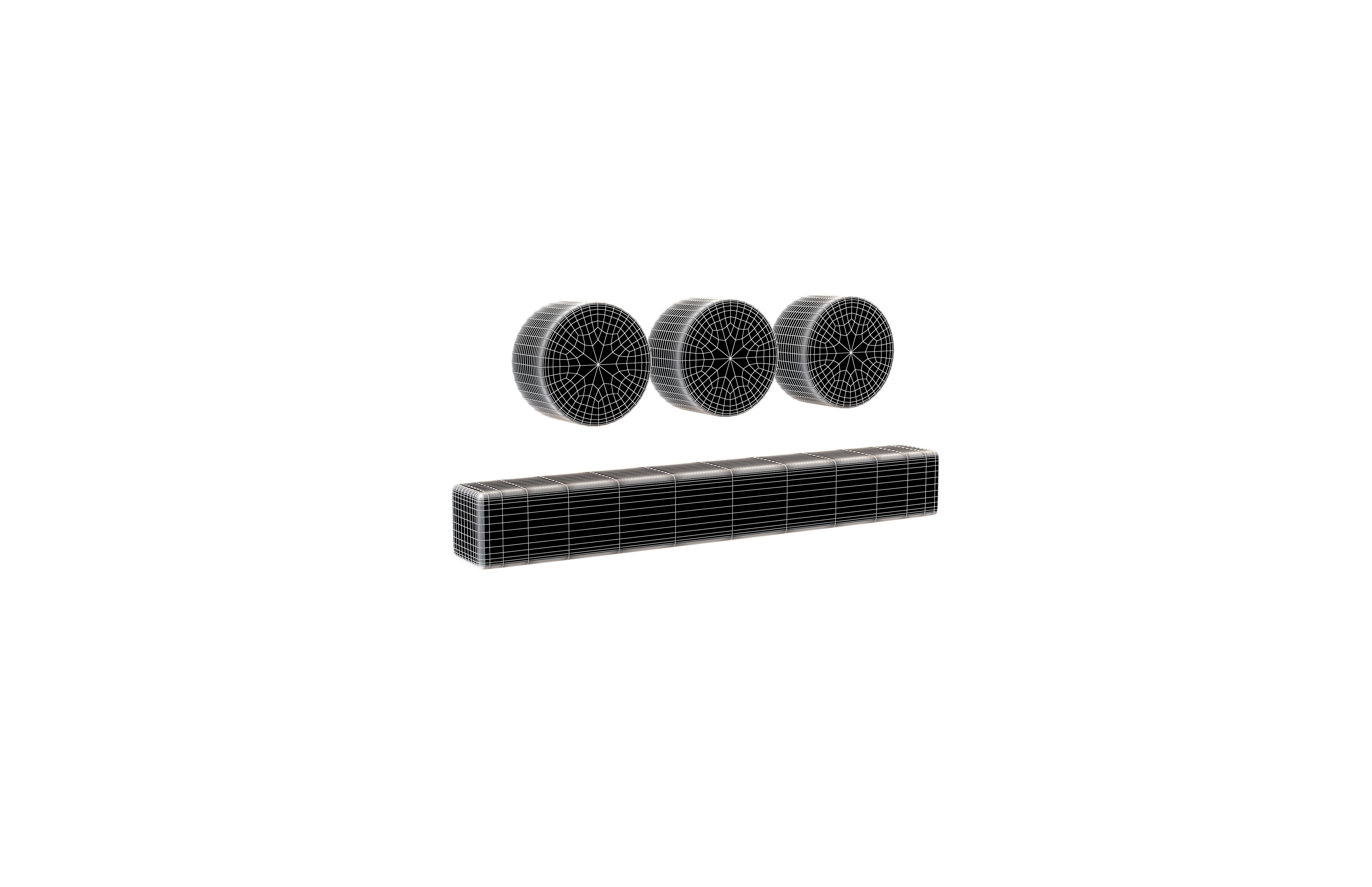 Maya Numerals 8 v1 001 Low-poly 3D model_4