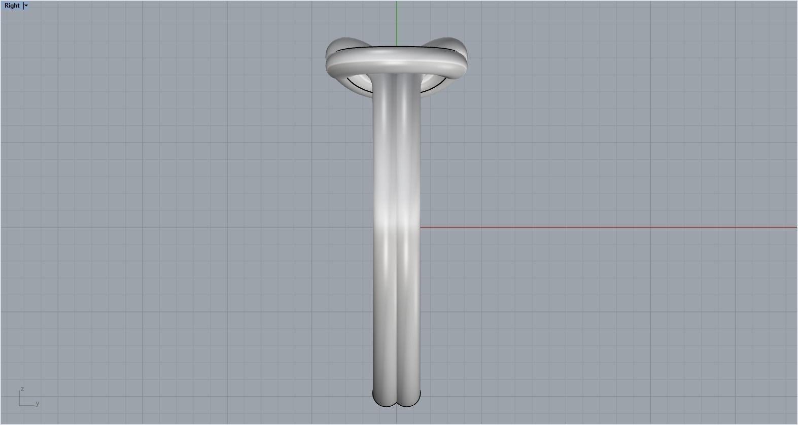 Knot Ring 3dmodel 3D print model 217 3D print model_6