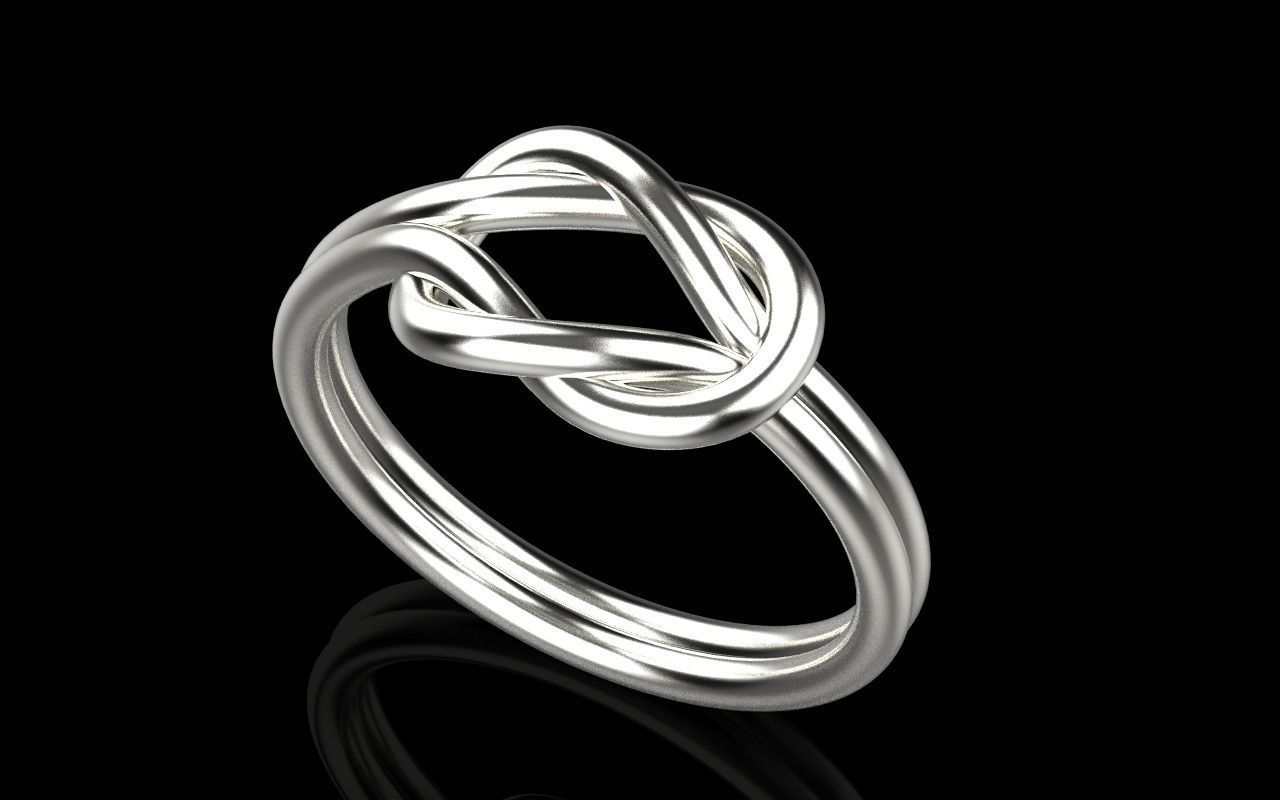 Knot Ring 3dmodel 3D print model 217 3D print model_15