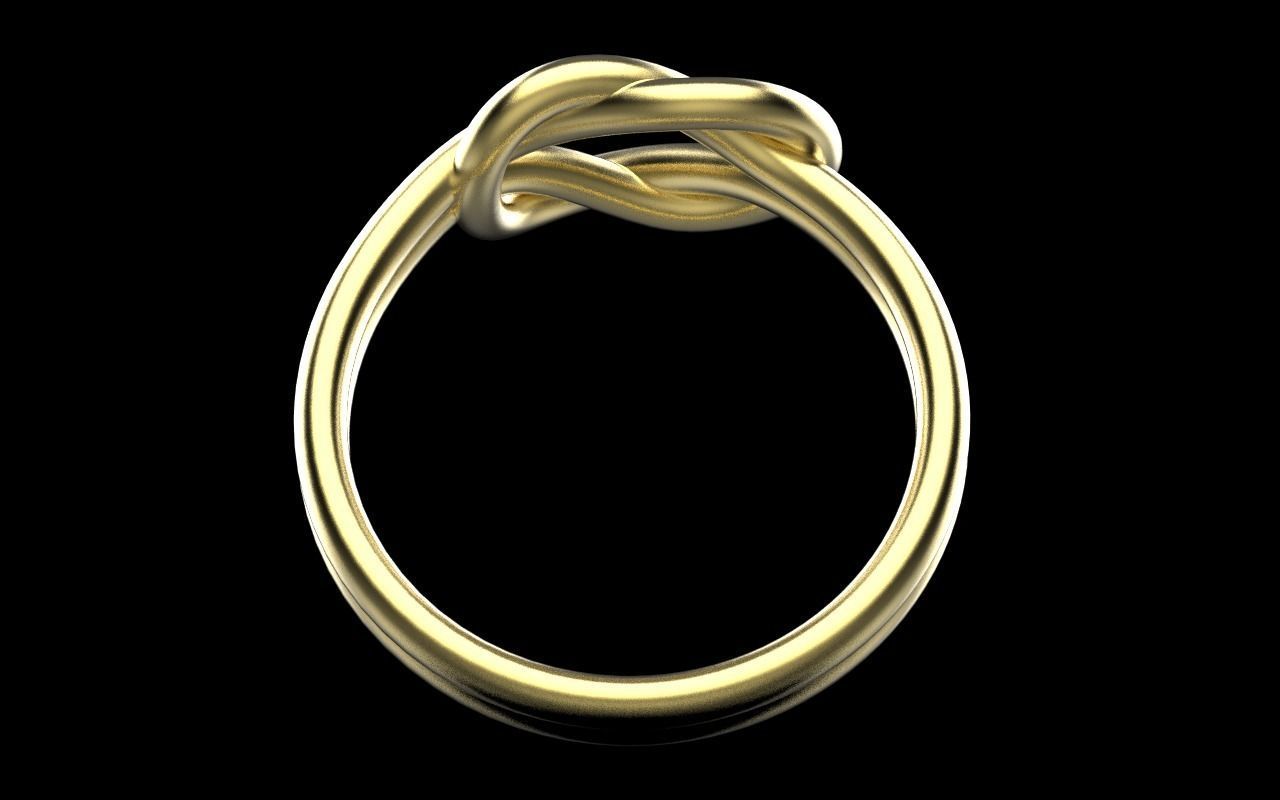 Knot Ring 3dmodel 3D print model 217 3D print model_58