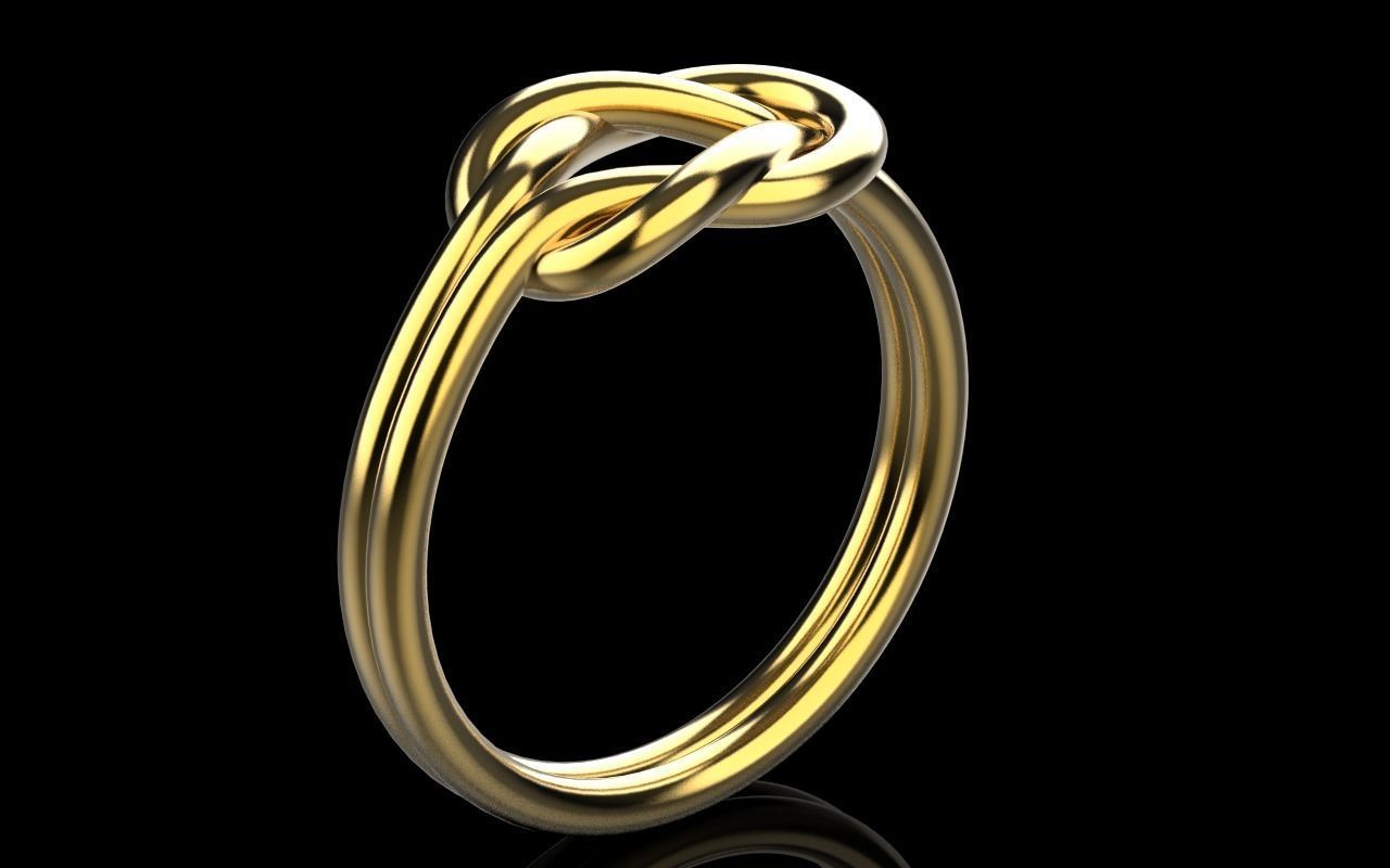 Knot Ring 3dmodel 3D print model 217 3D print model_32