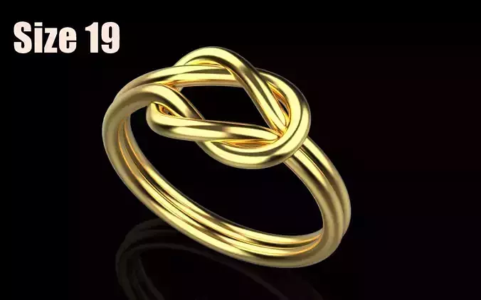 Knot Ring 3dmodel 3D print model 218 3D print model Knot Ring 3dmodel 3D print model 218 3D print model