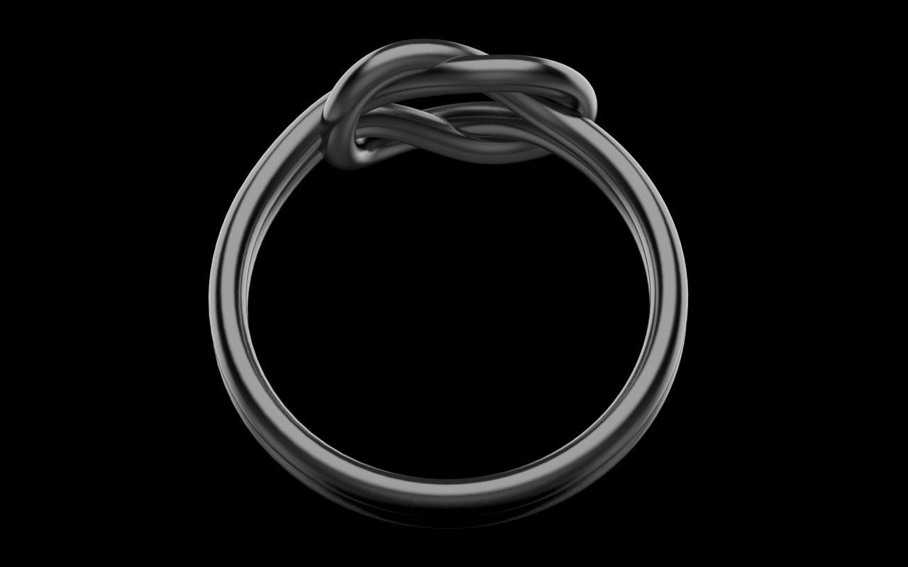 Knot Ring 3dmodel 3D print model 218 3D print model_55