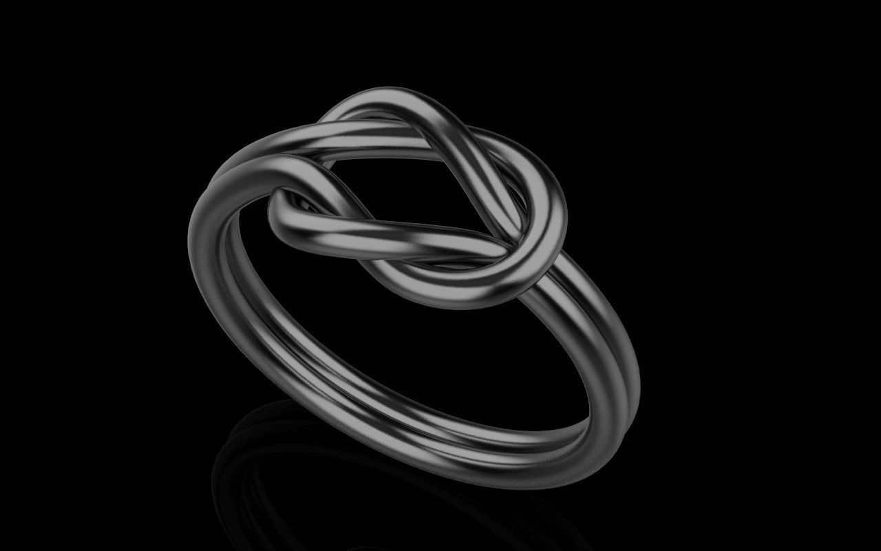 Knot Ring 3dmodel 3D print model 218 3D print model_15