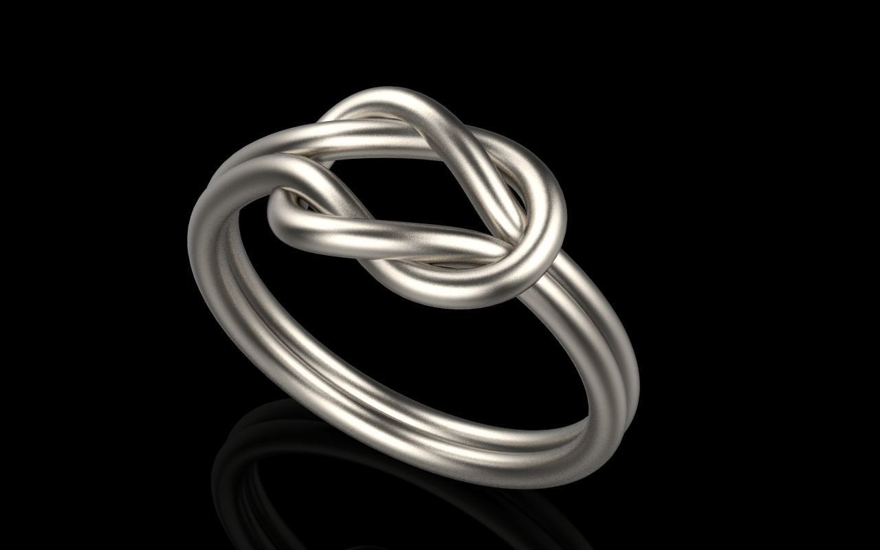 Knot Ring 3dmodel 3D print model 218 3D print model_14