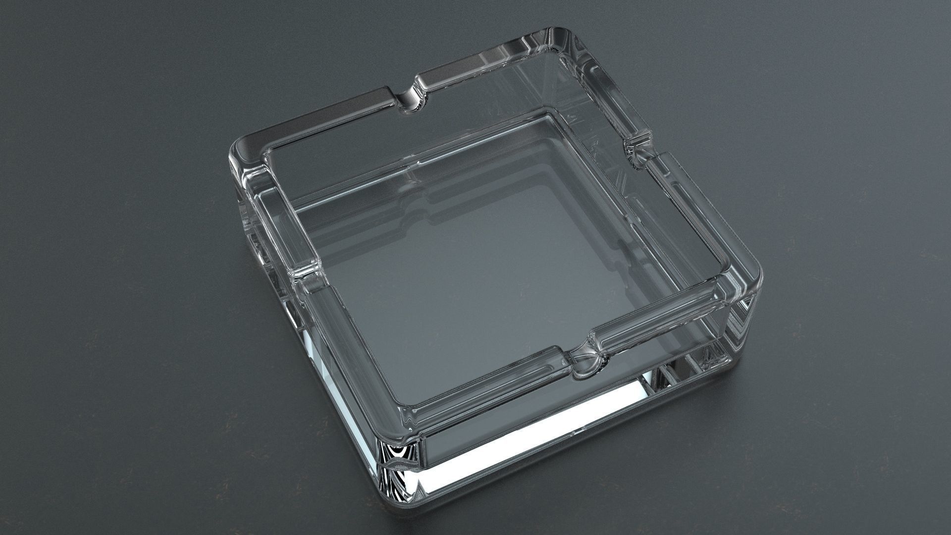 Ashtray Pack x6 3D Model Collection_12